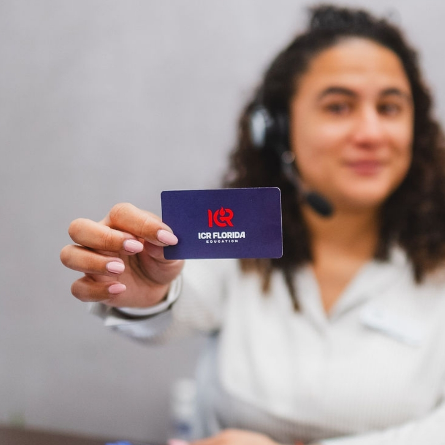 Business card printing example