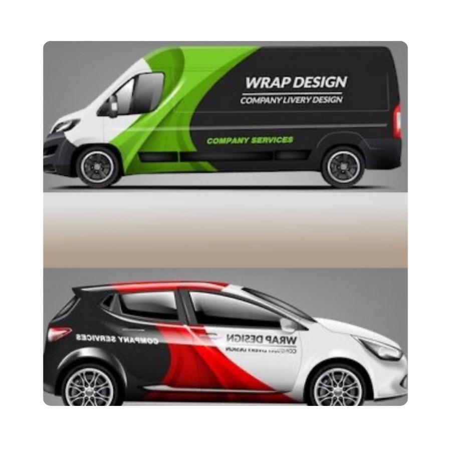 Commercial vehicle car wrap example