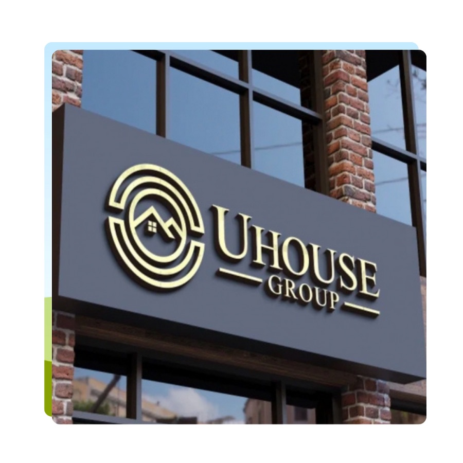 3D dimensional storefront sign example